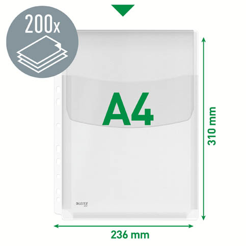 Závěsný obal A4 s rozšířenou kapacitou Esselte - závěsný s chlopní / 5 ks
