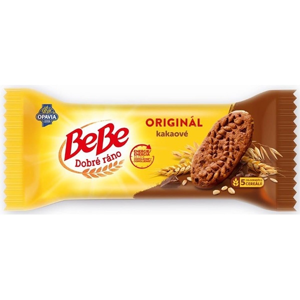 Opavia BeBe Dobré Ráno kakaové sušenky s kousky čokolády 50g